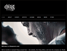 Tablet Screenshot of chingmusic.com